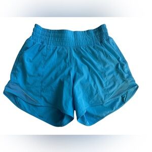 3.5” inseam Lululemon Athletica hotty hot shorts